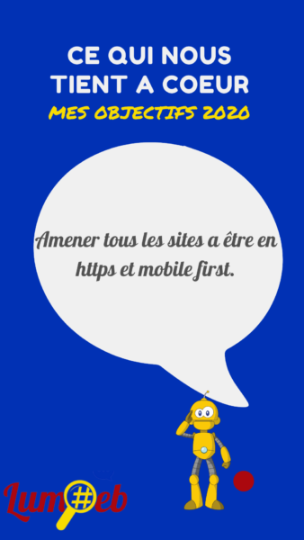 Amener tous les sites à être en HTTPs et Mobile first compatible avec téléphone portable
