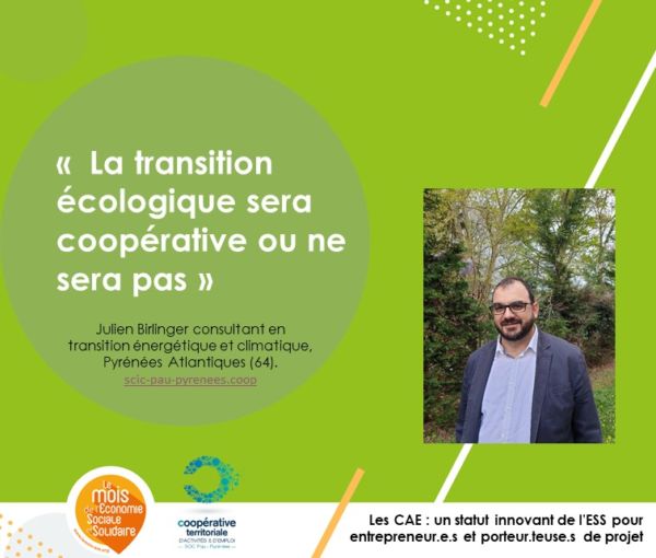 <strong>Julien Birlinger SCIC Pau Pyrénées campagne mois ESS inter CAE</strong> <em></em><br /></p><p>