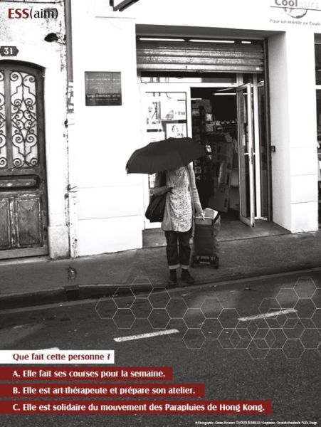 <strong>expo ESS(aim) 2créée par les entrepreneurs dans le cadre du mois de l’ESS</strong> <em>photo courte échelle</em><br /></p><p>